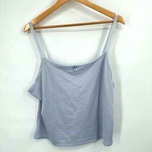 Y2K Cinema‎ Etoile Baby Blue Camisole XL Lingerie Bow Soft Girl Tank Coquette